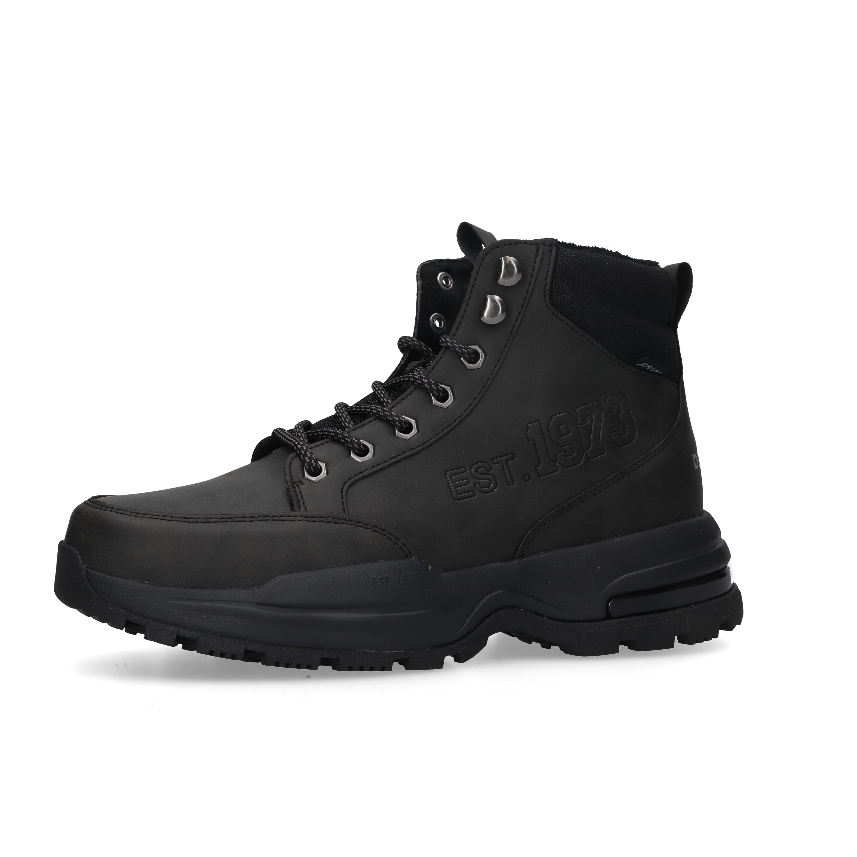 Winterboots DOCKERS BY GERLI, Herren, Gr. 45, schwarz, Nubuklederimitat, Sportlich, Schuhe, Schnürboots mit Warmfutter