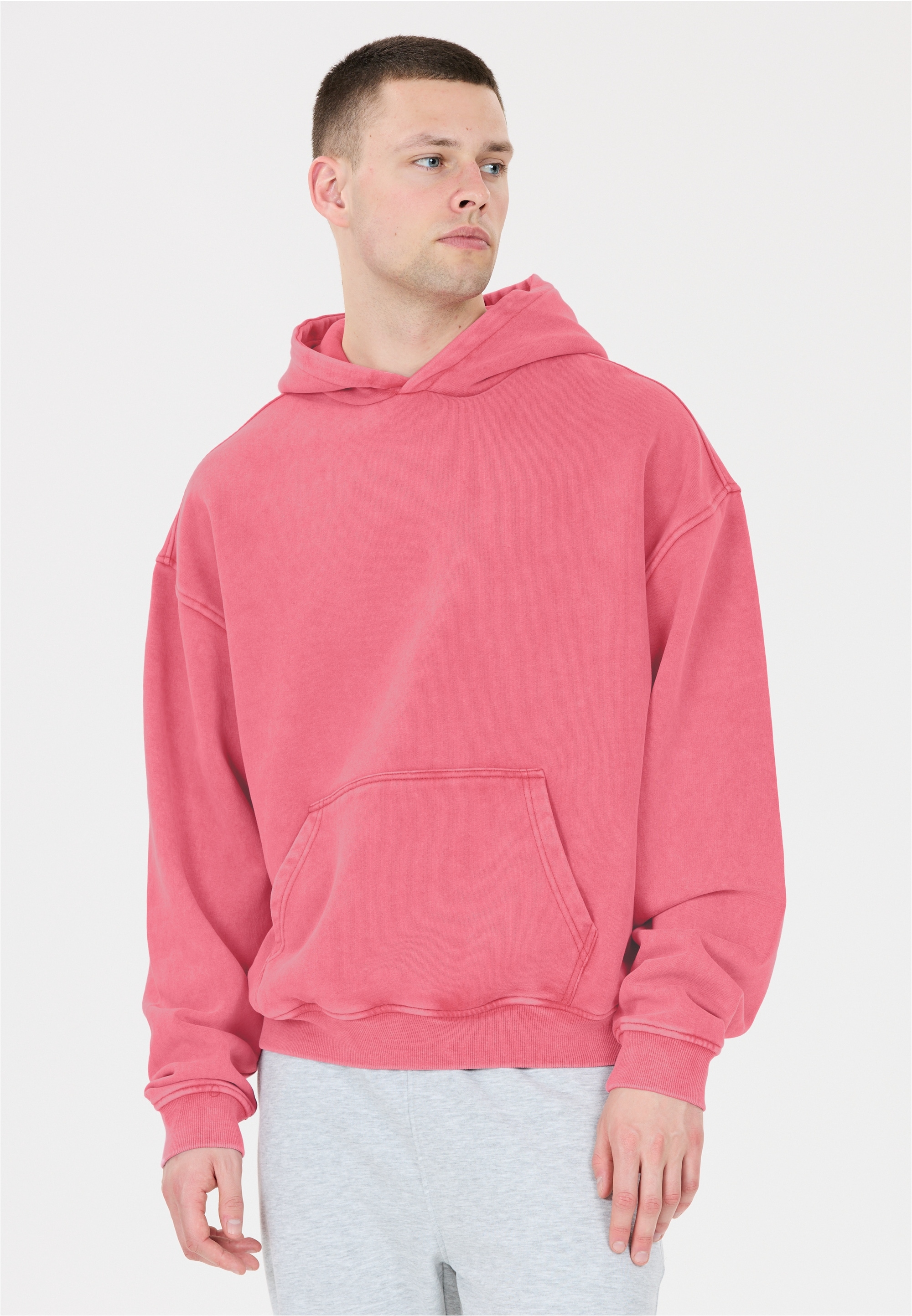 Kapuzensweatshirt VIRTUS "Lloyd", Herren, Gr. M, beere, 100% Baumwolle, unifarben, normal, ohne Ausschnitt, Sweatshirts, im Relaxed-Fit Image
