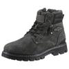 Winterboots DOCKERS BY GERLI, Herren, Gr. 40, grau (dunkelgrau), Lederimitat, casual, Schuhe, Workerboots, Schnürstiefel mit Blockabsatz