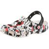 Clog CROCS "Mickey and Minnie Classic Clog", Damen, Gr. 39, bunt (multifarben), Croslite, casual, Schuhe, mit Fersenriemen