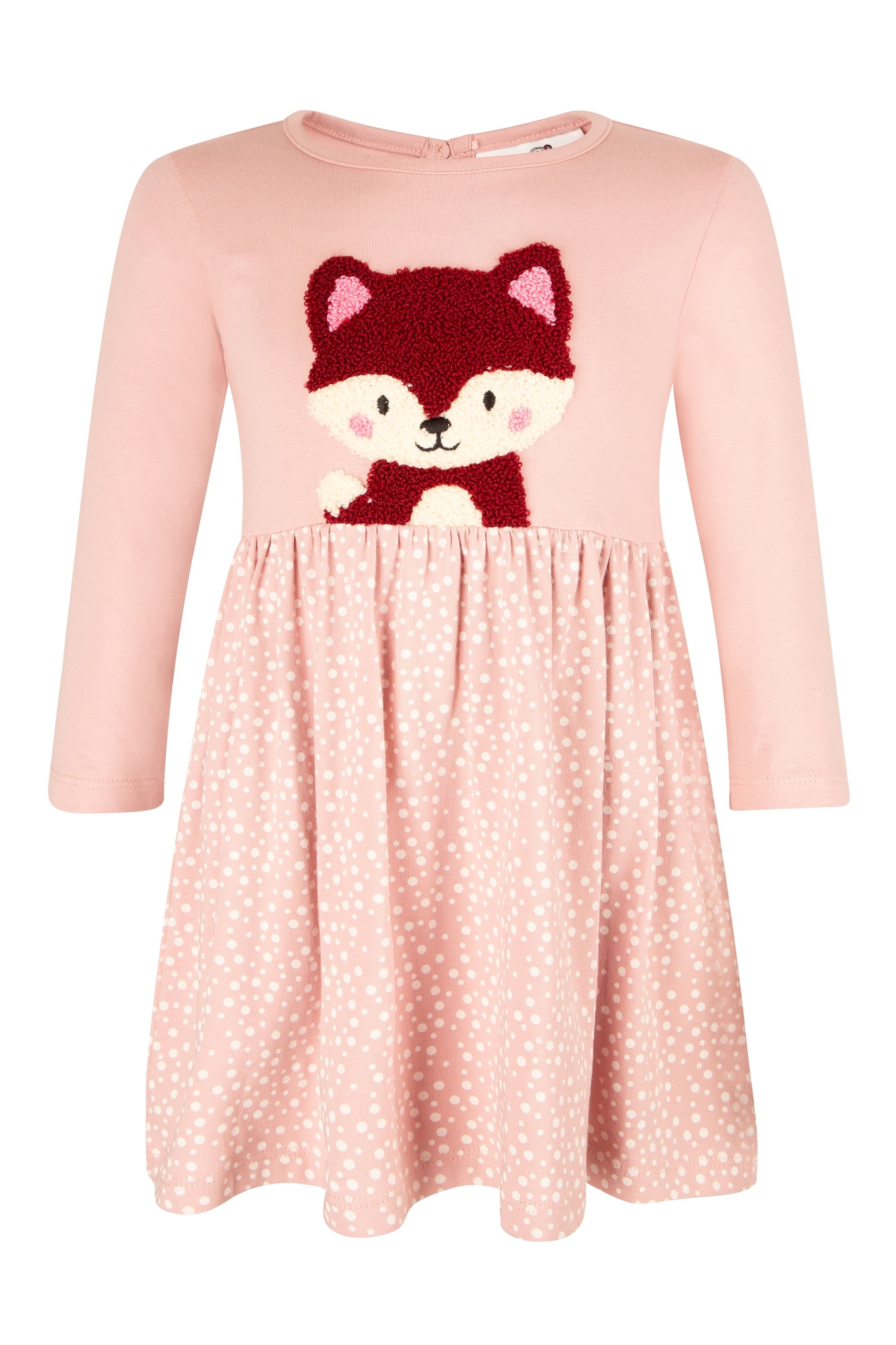 Sommerkleid HAPPY GIRLS "dress", Mädchen, Gr. 80, EURO-Größen, rosa (dusty rose), Stoff, 100% Baumwolle, normal, Kleider Sommerkleid