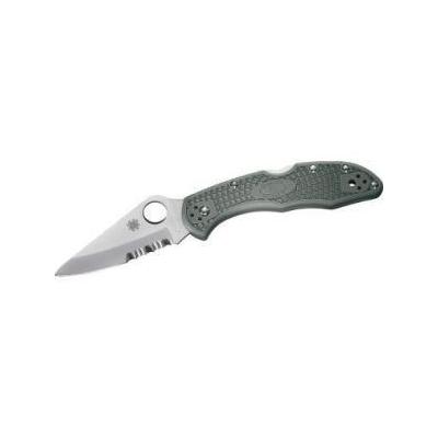 Spyderco C11PSFG Delica 4, FRN Foliage Green Handle, ComboEdge