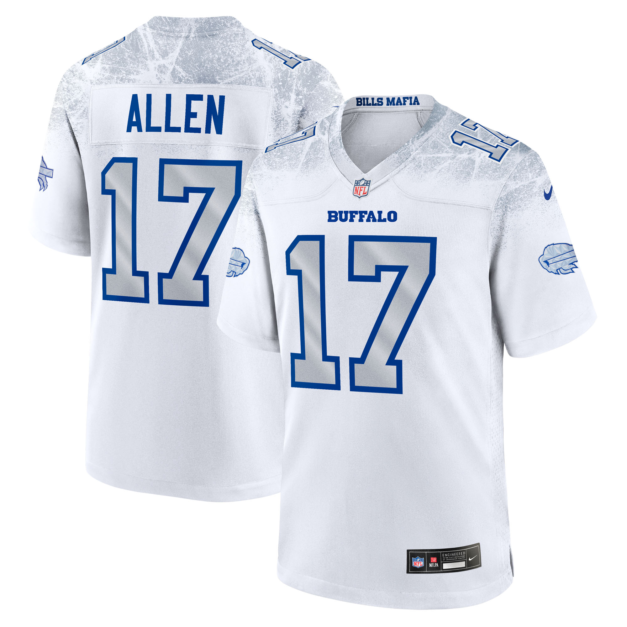 Buffalo Bills Nike Game Rivalry Trikot - Weiß - Josh Allen - Herren Image