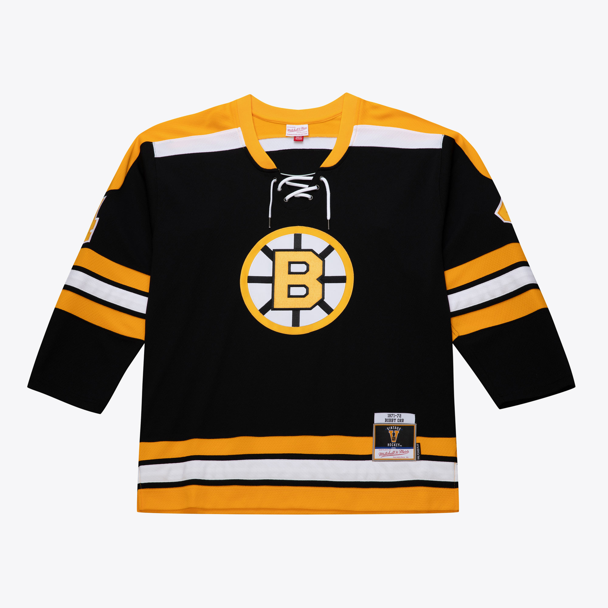 Boston Bruins Mitchell & Ness Power Play Trikot: Bobby Orr 1971 Image