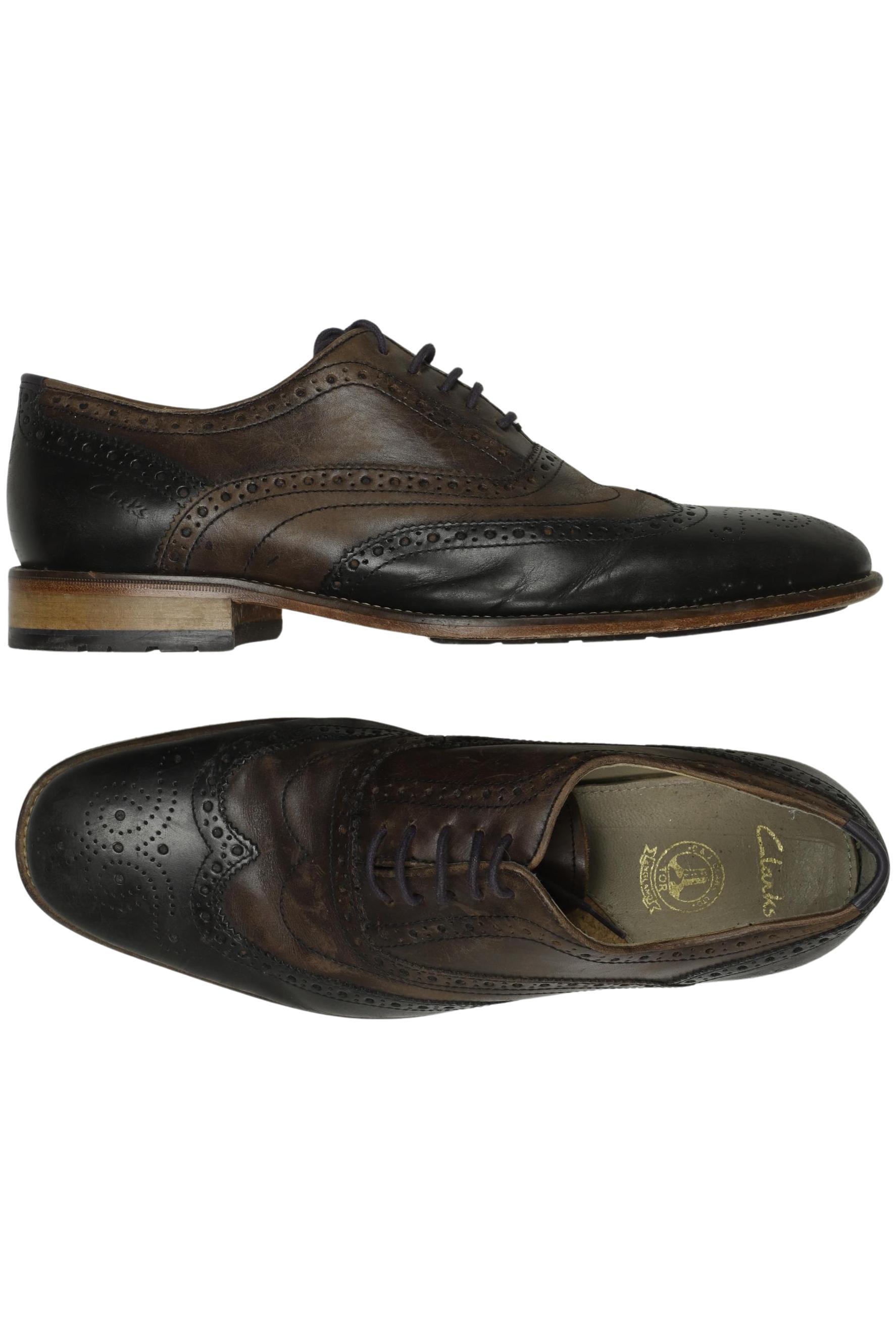 Clarks Herren Halbschuh, Gr. 41.5, braun, kein Etikett Image