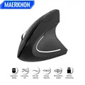 Mouse wireless 2.4G Mouse ergonomico verticale wireless USB portatile Mouse per computer da gioco muto per mano destra per laptop MacBook Air