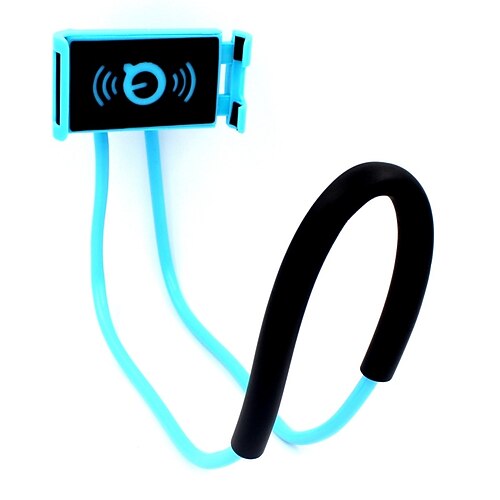 supporto da appendere al collo, supporto multifunzionale con tracolla, supporto vivavoce, supporto da tavolo, supporto universale per telefono