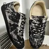 Trendy Männer Graffiti Casual Sneakers Echtes Leder Lace-Up Training Schuhe Sommer Bequeme Atmungsaktive Sport-Schuhe Große Größe