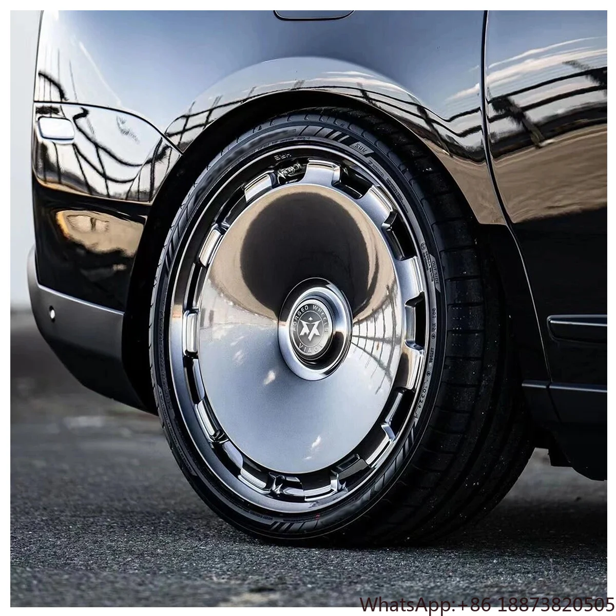 Cerchi per auto 17 18 19 20 21 22 23 24 26 pollici 5x130 5x112 Ruote forgiate concave nere opache in lega di alluminio per Mercedes Benz Classe S