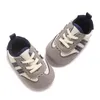Mode Farbe Blockieren Lace Up Casual Schuhe Frühling Und Herbst Baby Casual Schuhe 0-18 Monate Flache Schuhe Baby wanderschuhe
