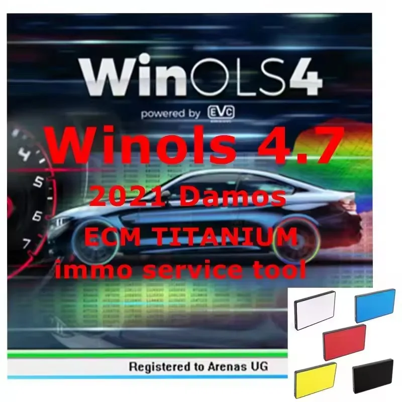 2022 HOT Selling WinOLS 4.7 With Plugins + 2021 Damos + ECM TITANIUM + Immo service tool v1.2 All Data Auto Repair Software