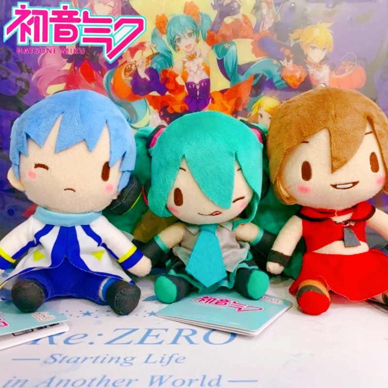 Auf Lager Sega Fuwa Petit 16cm Hatsune Miku Meiko Kaito Anime Modell Kawaii Anime Abbildung Modell Sammeln Spielzeug Kinder Geschenk Image