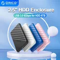 ORICO HDD Custodia 2.5 SATA a USB3.0 3.1 Adattatore Custodia per disco rigido 5 Gbps HDD SSD Custodia per disco rigido Supporto UASP per PC portatile
