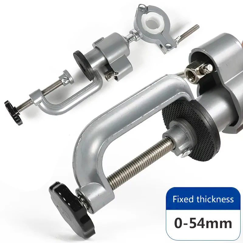 360 ° Tisch Schwenk Schraubstock Holzbearbeitung Grinder Werkzeug Zubehör Elektrische Bohrer Ständer Halter Aluminium Legierung Halterung Tisch Schraubstock Image