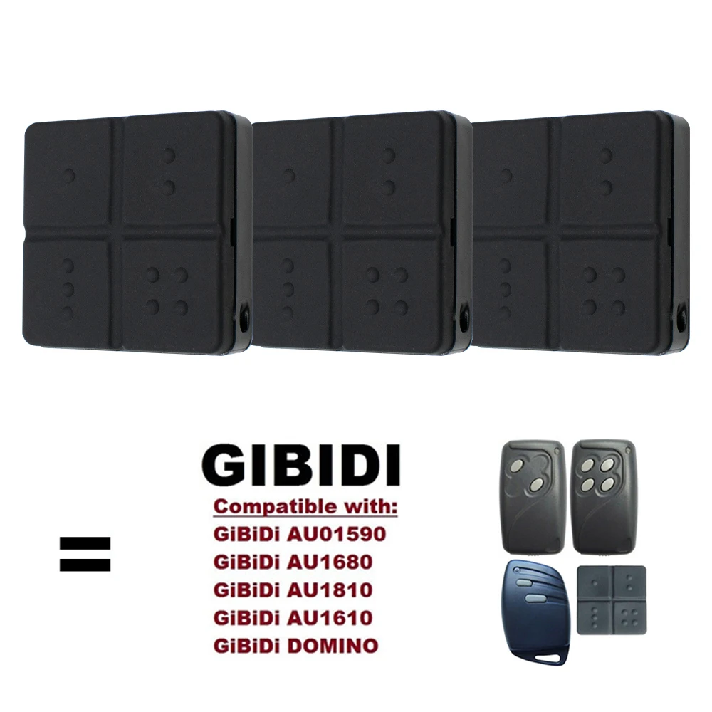 GIBIDI AU1600 AU1610 AU1680 AU1810 AUO1590 Garagentor-Fernbedienung 433,92 MHz elektrischer Tor-Fernbedienungsöffner Image