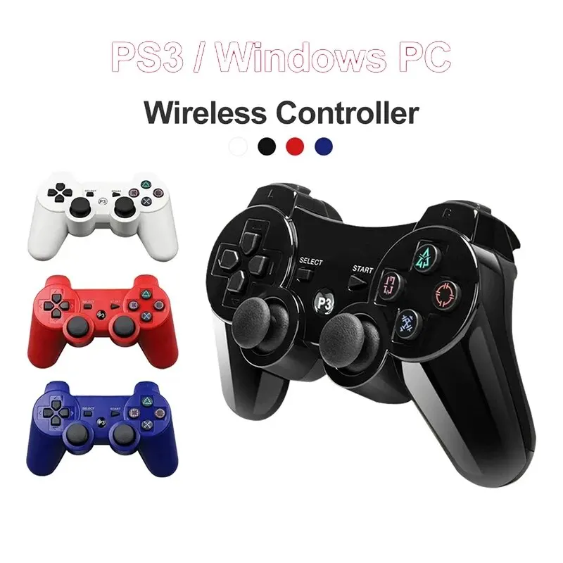 Controller für Sony PS3 Super Slim PC Joystick Gamepad für Play Station 3 Wireless Bluetooth Joy Pad 6-Achsen-Gyro Dual Vibration
