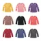 Abbigliamento per bambini T-shirt Primavera Top Qualità Manica lunga Tinta unita Ragazzi Ragazze Camicia inferiore Abbigliamento per bambini Camicie intimi