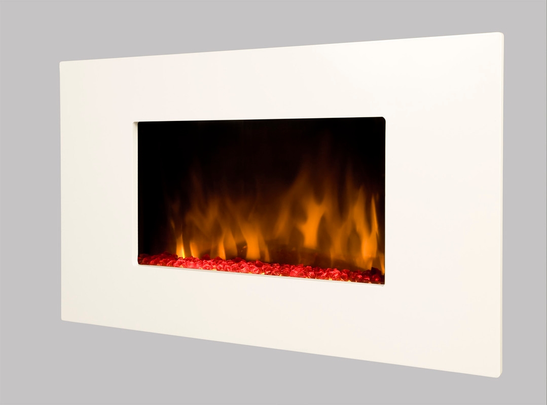 Chemin'Arte Elektrischer Wandkamin White Loft 90 cm mit LED-Flammeneffekt - 085 Image