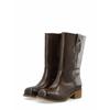 Stiefel CA'SHOTT "Ca'Shott Boots CASVILMA", Damen, Gr. 41, Normalschaft, braun (schwarz braun), Obermaterial: 100% Leder, Schuhe