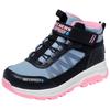 Klettstiefel SKECHERS "STORM BLAZER", Kinder, Gr. 30, schwarz (schwarz, rosa), Lederimitat, Synthetik, casual, Schuhe, Winterboots, wasserabweisend, Größenschablone zum Download