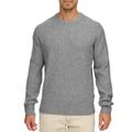 Rundhalspullover INDICODE "INBertram O-neck", Herren, Gr. XXL, grau (grau mix), Strick, Obermaterial: 58% Polyacryl, 32% Polyester, 7% Wolle, 3% Elasthan, unifarben, modisch, regular fit hüftlang, Rundhals, Langarm, Pullover