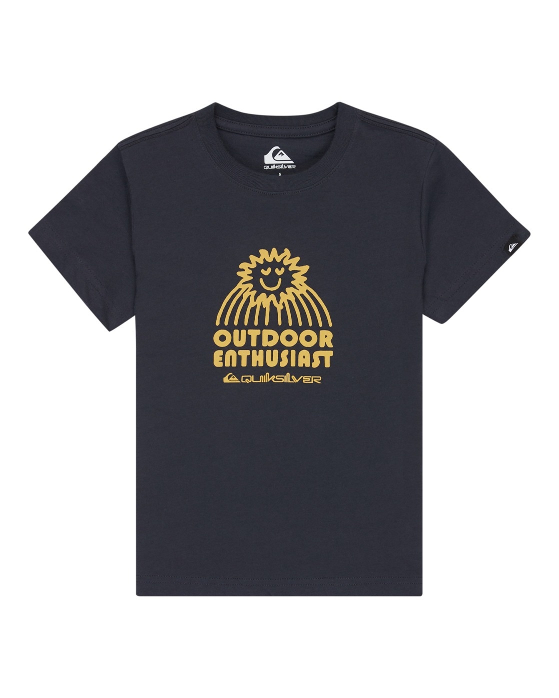 T-Shirt QUIKSILVER "Ev Spot On", Kinder, Gr. 5(108-114cm), india ink, 100% Baumwolle, Shirts Image