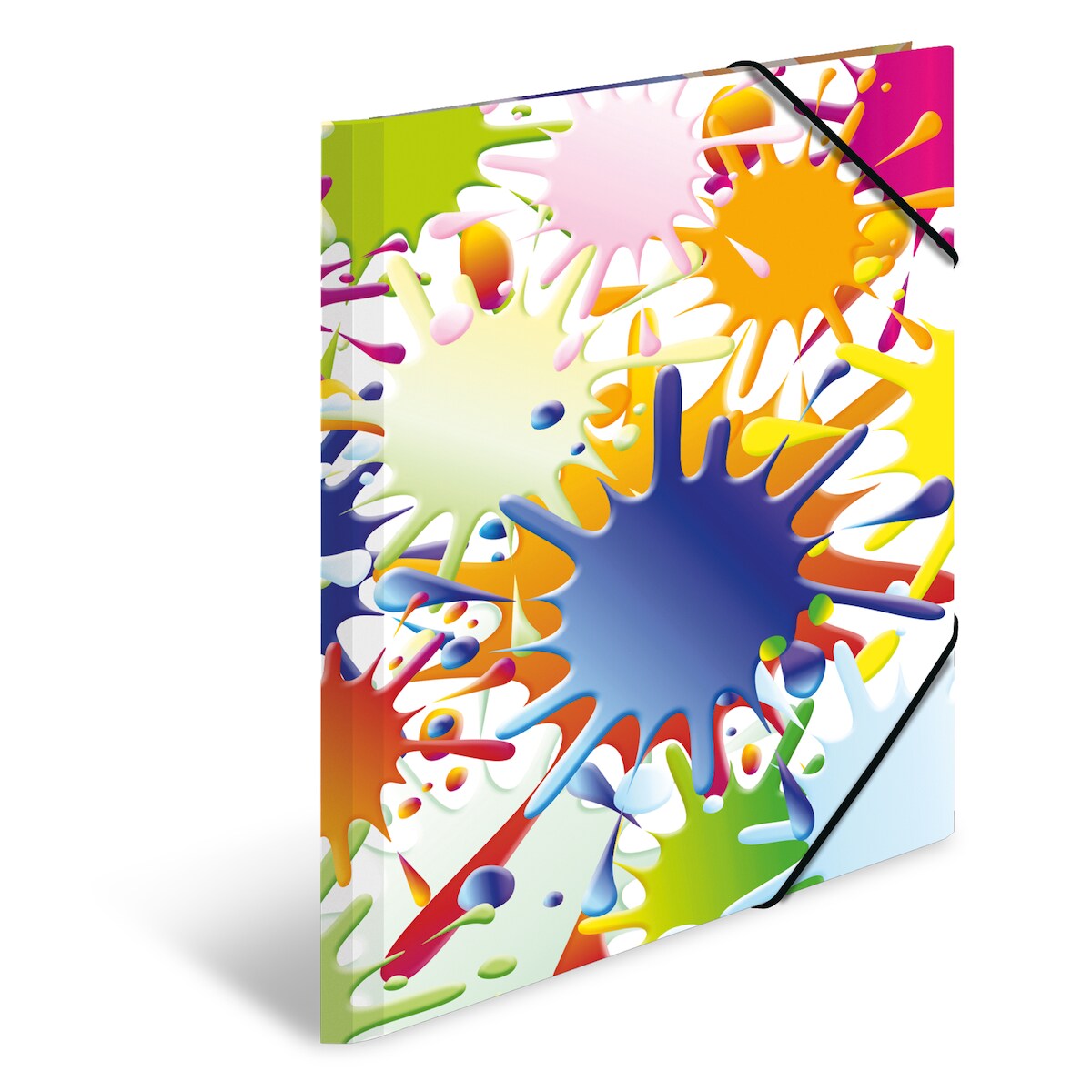 Herma Sammelmappe Eckspanner Karton A3 Farbkleckse Image