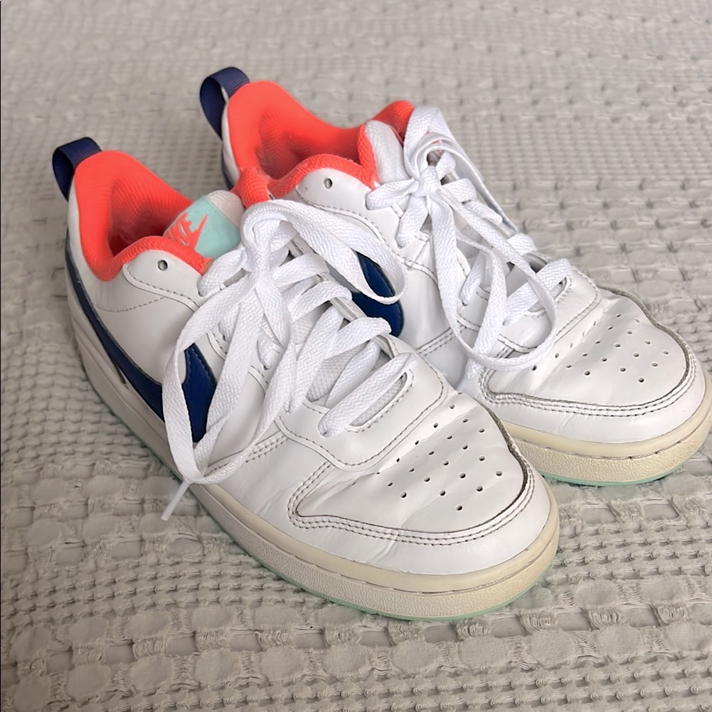 Nike Shoes | Kids Nike Sneakers Size 4.5y | Color: Purple/White | Size: 4.5y