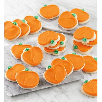 18F Same Day 24 Pumpkin Cutouts by Cheryl's Cookies
