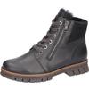 Winterstiefelette WALDLÄUFER "H-XARA", Damen, Gr. 8,5 (42,5), schwarz, Nappaleder, Lammfell, unifarben, klassisch, Schuhe, Winterboots, Stiefelette, mit Lammfell, in Komfortweite H = sehr weit
