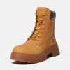 Schnürboots TIMBERLAND "CORA VALLEY6 INCH LACE BOOT", Gr. 36, braun (wheat nubuck), Leder, sportlich, Schuhe, Winterstiefel, Schnürstiefel, Winterschuhe