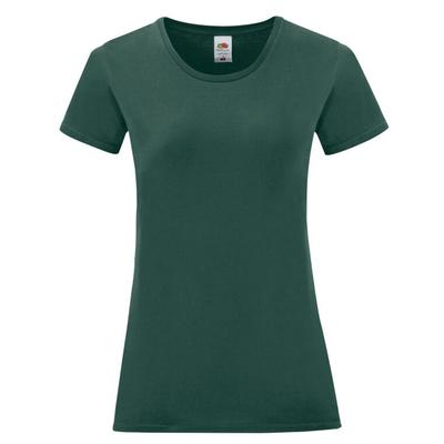 Fruit of the Loom - "Iconic" T-Shirt für Damen (Tannengrün) Image