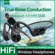 Cuffia wireless a conduzione ossea IPX8 Cuffia da nuoto impermeabile Bluetooth 5.4 32GB RAM Lettore MP3 HIFI Musica Sport Auricolare