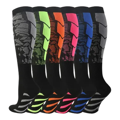 Male Sports Compression Socks for Women and Men - Calf Support Socks for Running Nurses Flight Pregnancy Circulation Athletic