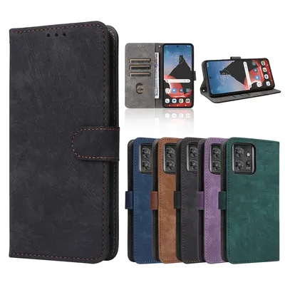 For Motorola ThinkPhone Case Wallet Anti-theft Brush Magnetic Flip Leather Case For Motorola Moto Think Phone Phone Case 6.6"