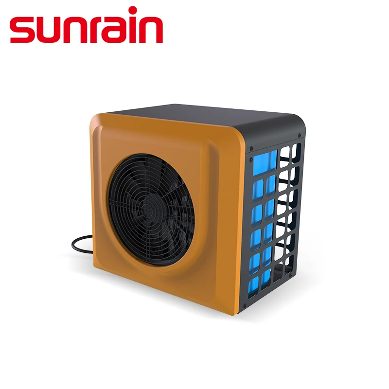 Sunrain R32 3 kW 4 kW 5 kW Mini tragbare Luftquelle Luft-Wasser-Schwimmbad-Spa-Wärmepumpe für Poolheizung Image