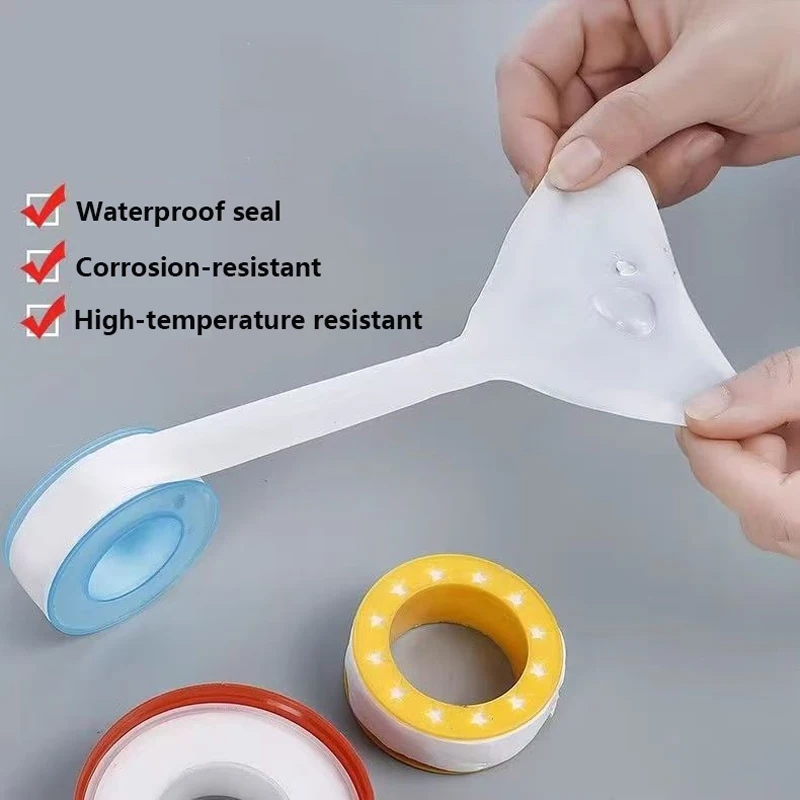5/10/15M PTFE Wasser Rohr Band Öl-freies Gürtel Dichtung Band Pneumatische Fitting Gewinde Dichtung band Heimwerker Praktische Sanitär Image