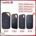 100% Sandisk PSSD esterno 2000 MB/S 4 TB USB 3.2 Tipo-C Disco rigido portatile da 480 GB Disco a stato solido da 1 TB 2 TB Telefono portatile Desktop