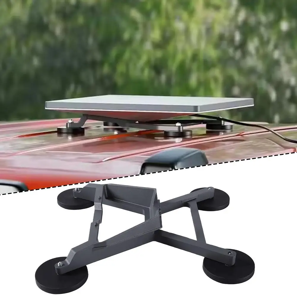 Die magnetische fahrzeugmontierte Halterung, magnetische Dachsignal-Empfängerhalterung, V4 Mini Rv-Halterung ist für Starlink Mini geeignet Image