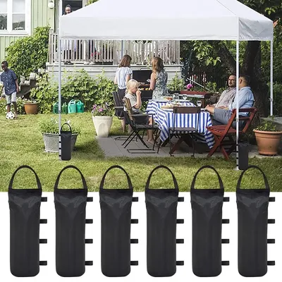 1/4Pcs Portable Camping Canopy Sand Shelter Weights Sand Bag Garden Gazebo Foot Leg Tent Sandbag Party Tent Set