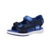 Sandale KICKERS "Kickers Sandalen Leder", Kinder, Gr. 25, blau (marine), Leder, casual, Schuhe