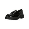 Slipper CLARKS "Orinoco3 Edge", Damen, Gr. 42, schwarz, Leder, Gummi, klassisch, Schuhe, aus hochwertigem, schwarzem Lackleder