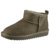 Winterboots ARA "ALASKA", Damen, Gr. 43, grün (khaki), Veloursleder, Lammfell, unifarben, sportlich, Schuhe, Schlupfboots, Snowboots, Winterboots in Bequemweite H = sehr weit