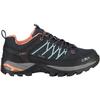 Wanderschuh CMP "RIGEL LOW WMN TREKKING SHOES WP", Gr. 39, b.blau, giada, peach, Leder, sportlich, Schuhe, wasserdicht
