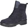 Schnürstiefelette WALDLÄUFER "H-ALEA", Damen, Gr. 5 (38), blau (nachtblau), Veloursleder, Nappaleder, klassisch, Schuhe, Schnürboots, Plateaustiefelette, Komfortweite H = sehr weit