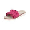 Pantolette ARA "Ara Pantoletten Veloursleder", Damen, Gr. 38, pink (fuchsia), Veloursleder, casual, Schuhe