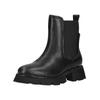 Stiefelette ALMA EN PENA "ALMA EN PENA Stiefelette Leder/Textil", Damen, Gr. 38, schwarz, Leder, Textil, casual, Schuhe