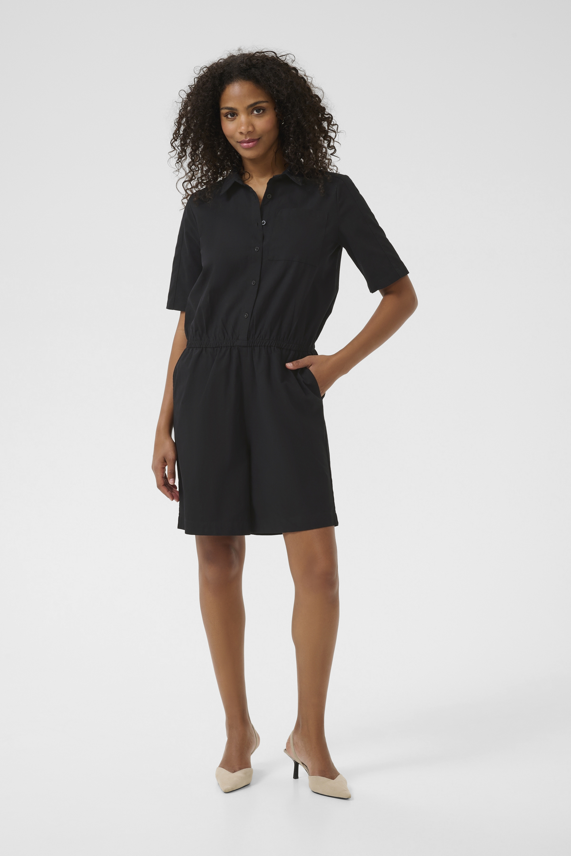 Overall Regular fit black Image