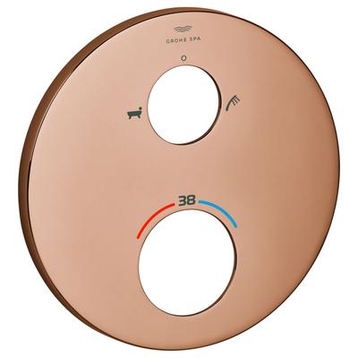 GROHE Rosette 49247 rund für Thermostat-Fertigmontagesets warm sunset, 49247DA0 49247DA0 Image