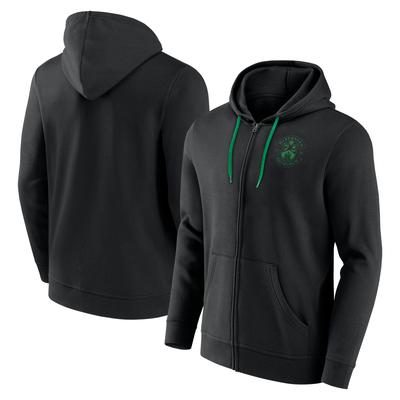 Hibernian Essentials kleinem Wappen und durchgehendem Reißverschluss - Schwarz - Herren Image